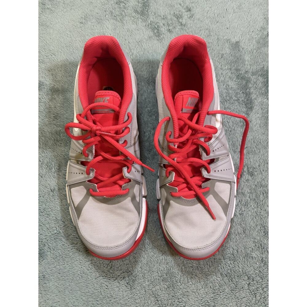 Nike Flex Show Trainer 3 Wolf Grey Daring Red 684701-011 Sneaker Mens US 11